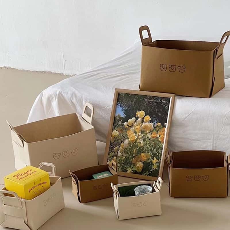 Stylish pet storage baskets