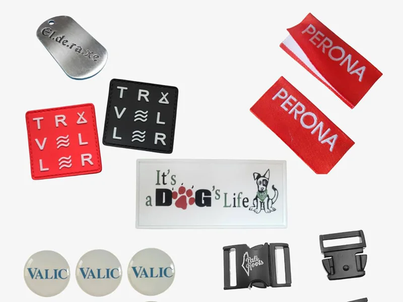 Custom logo embroidery and patch application on pet harnesses