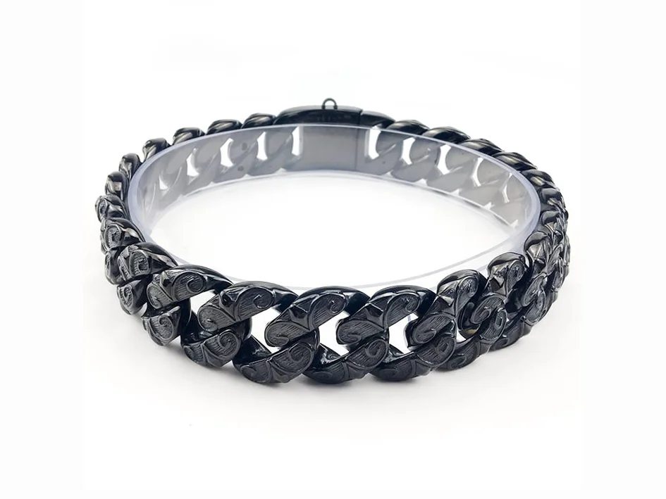 Patterned Cuban dog chain designs