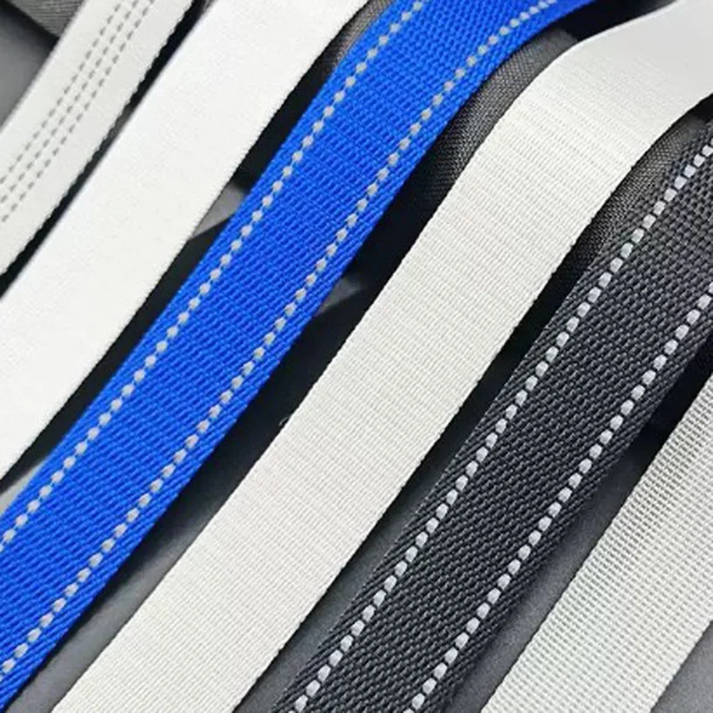 Reflective webbing material sample