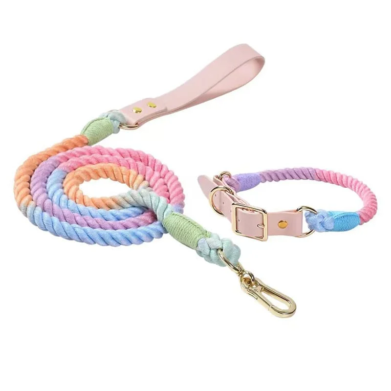 Rope leash harness set