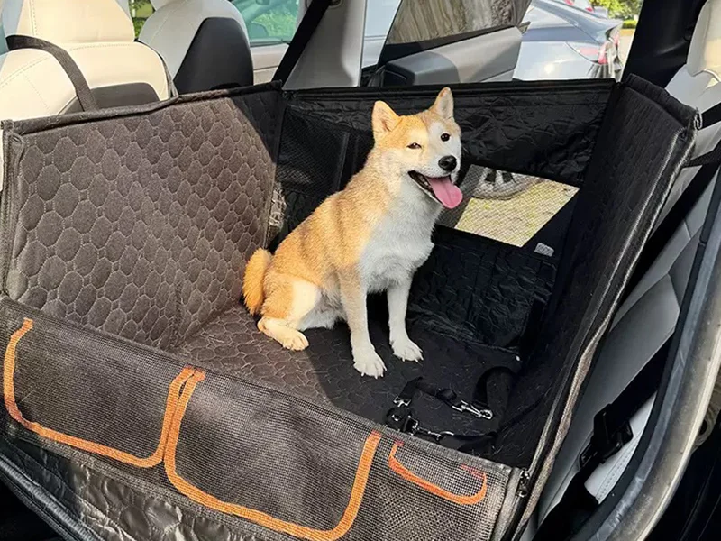 Car seat covers and pet travel accessories