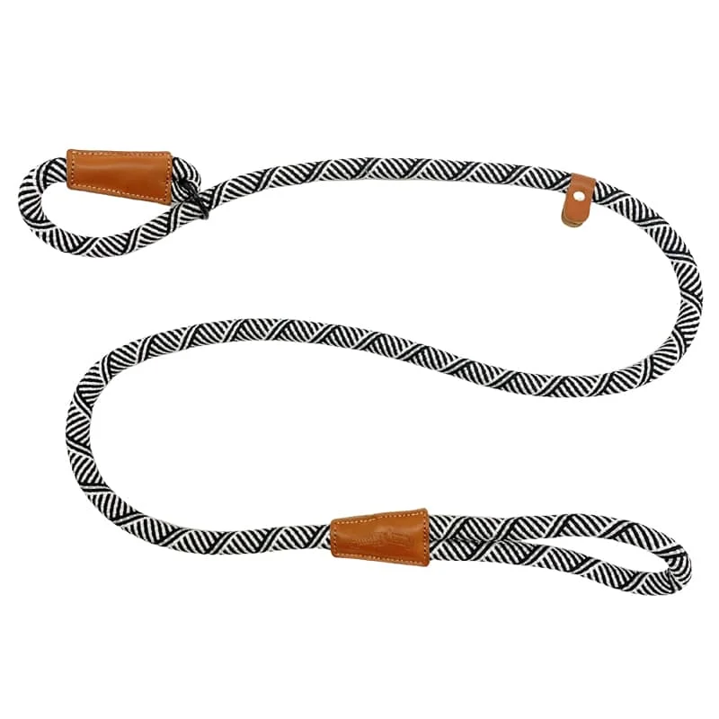 Slip rope dog leash